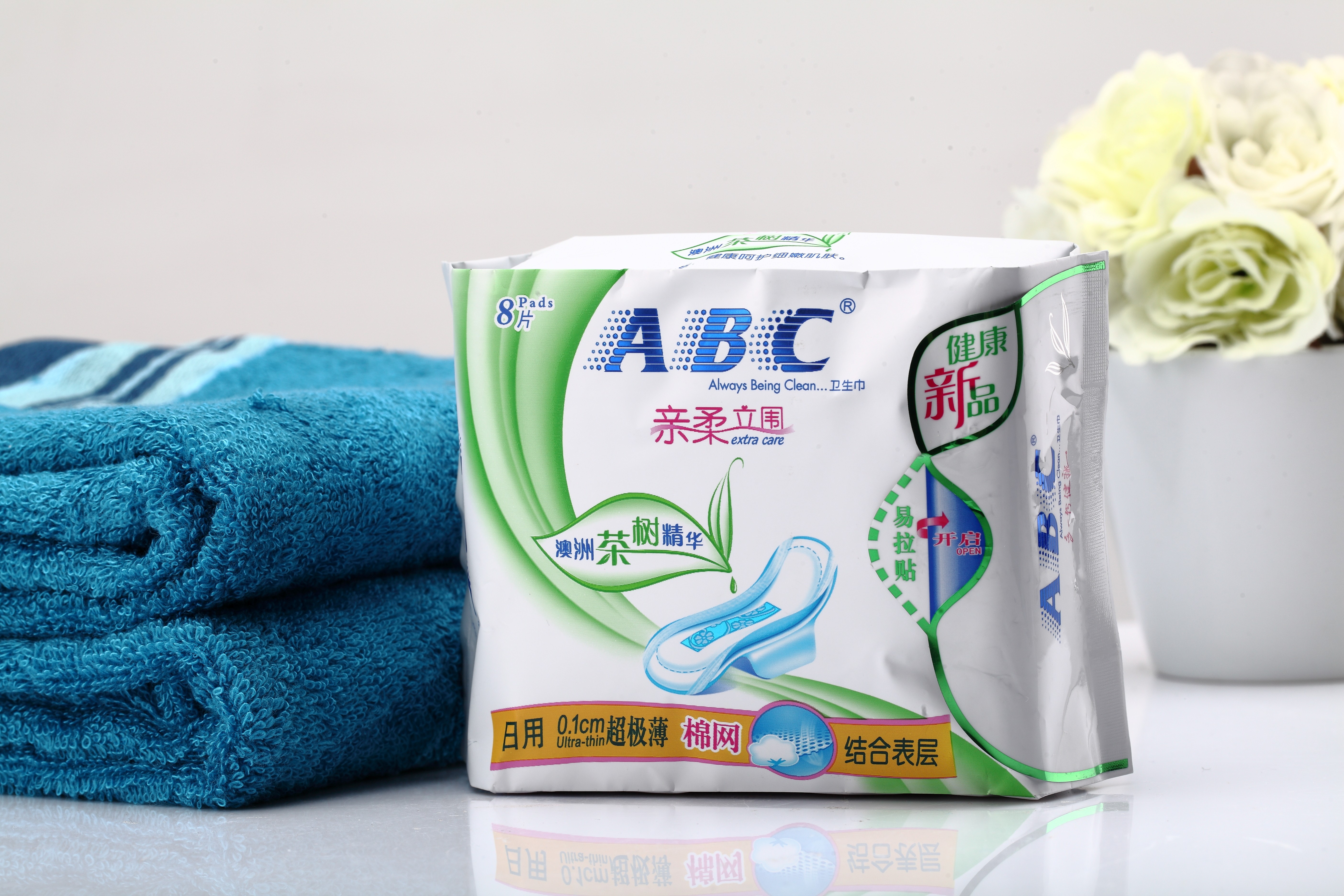 ABC茶树精华卫生巾