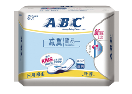 ABC减翼卫生巾