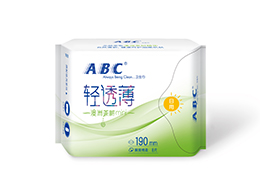 ABC亲柔立围日用轻透薄网感棉柔表层迷你卫生巾8片（含澳洲茶树精华）