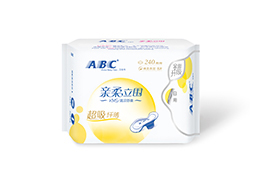 ABC亲柔立围日用纤薄棉柔表层卫生巾8片（含KMS健康配方）