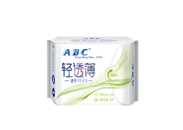 ABC亲柔立围日用轻透薄棉柔表层迷你卫生巾8片（含KMS健康配方）